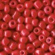 Glasperlen rocailles 6/0 (4mm) Crimson red